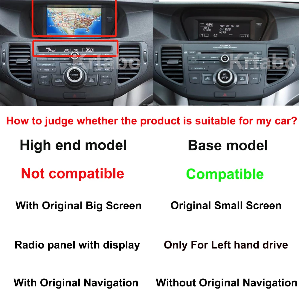 구매 6G RAM 혼다 어코드 8 아큐라 TSX 2009-2013 용 안드로이드 멀티미디어 플레이어 9 인치 자동차 라디오 GPS 네비게이션 DSP 무선 카플레이