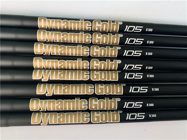 10 шт. динамический Золотой 105 R300 стальной вал для гольфа 0 370 черный DG | Спорт и
