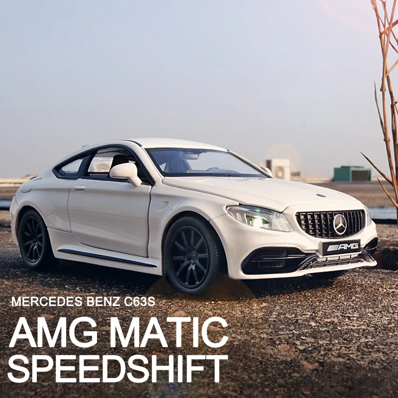 

1:32 Benz C63S Coupe Alloy Car Diecasts & Toy Vehicles Toy Car Metal Collection Model car Model High Simulation Toys For Kids