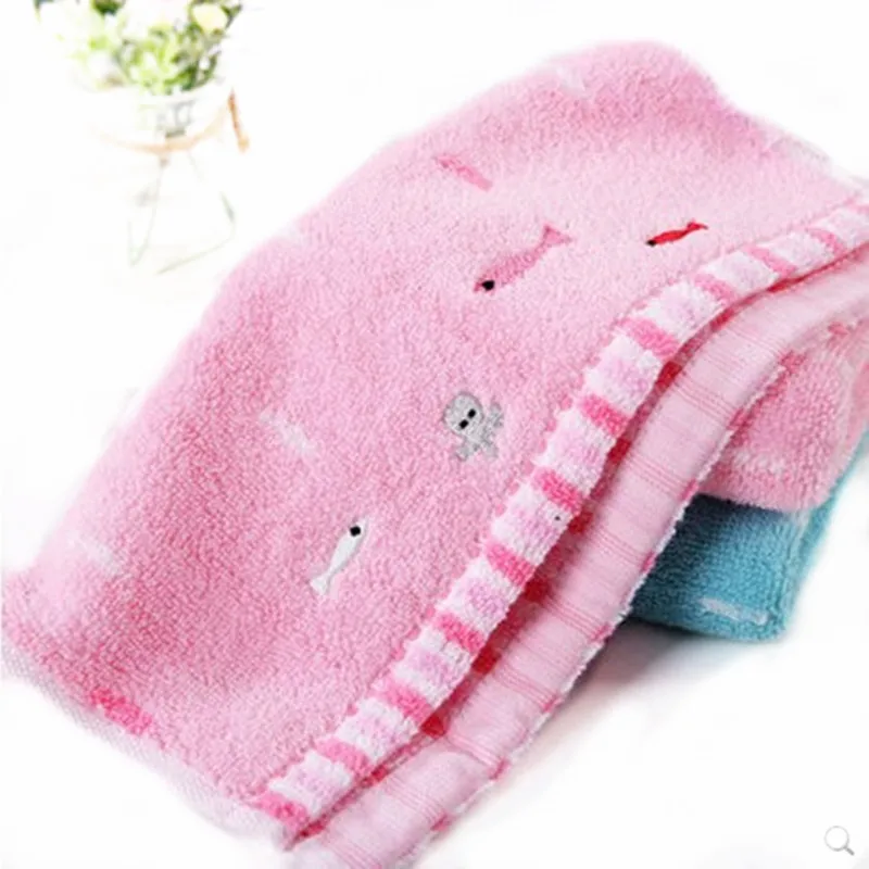 Детское полотенце для лица из мягкого хлопка Детские банные принадлежности