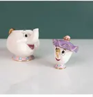 Новинка, мультяшный чайный горшок Красавица и Чудовище, кружка Mrs Potts, чаша для чая, один набор, милый Рождественский подарок, быстрая доставка