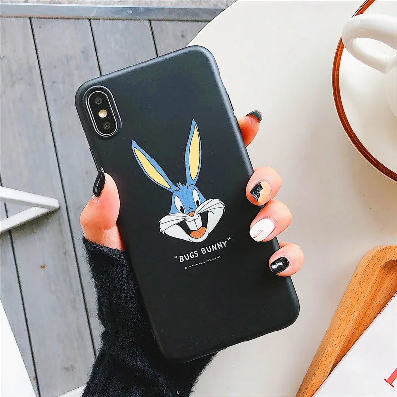 style 6 Чехол для телефона аниме Симпсоны для iPhone X, 6, 6 S, 7, 8 Plus, чехол для iPhone XR, XS MAX, милый мультяшный чехол с кроликом, чехол для iPhone 7, чехол для iPhone 11, 11pro, 11peo Max, чехол, Fundas - Цвет: style 6