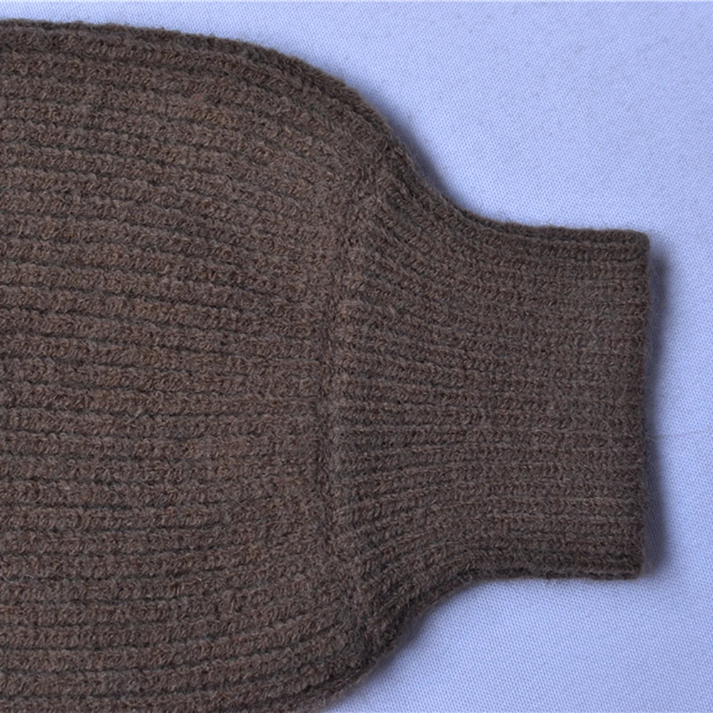 

Women Autumn Turtle Neck Long Puff Sleeve Color Block Pullover Sweater Knitwear