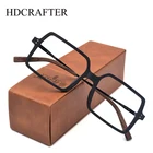 HDCRAFTER брендовые деревянные квадратные большие очки, оправа для мужчин и женщин, мужские 8890, оптические очки для глаз, Rx, Корейская оправа для очков