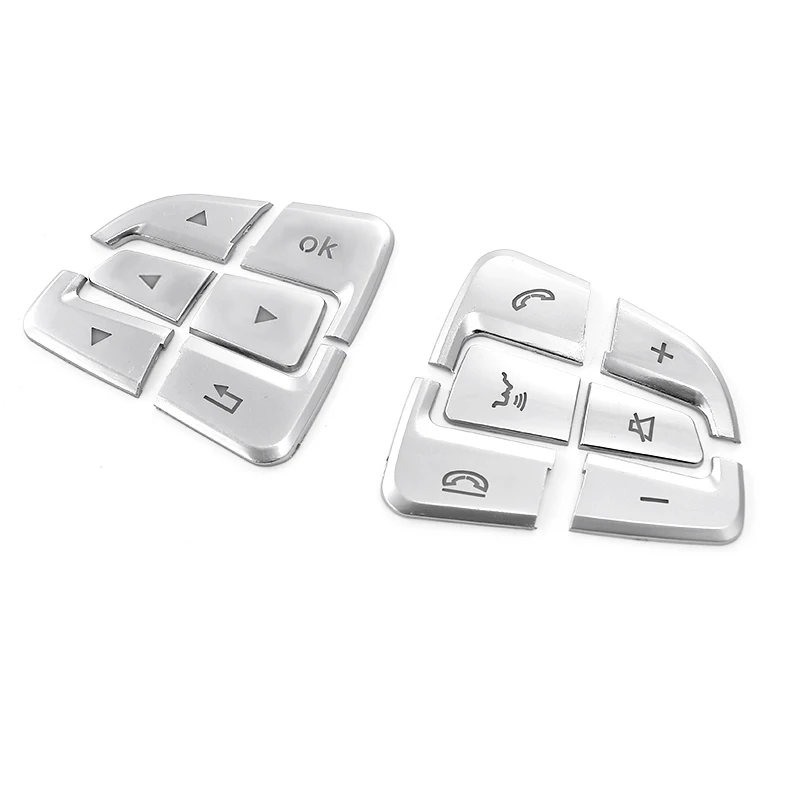 Накладка на руль автомобиля хромированная для Mercedes-Benz A B C-class glc x253 cla w117 gla x156 w176 w205