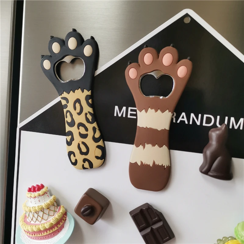 Магнитный штопор в форме кошачьей лапы милые инструменты для бара стеклянный