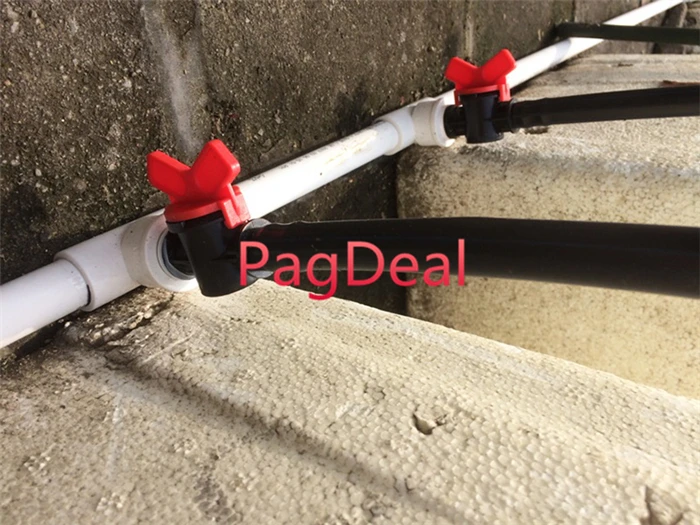 

20pcs Drip Irrigation Switch Valve 16mm 1/2 Inch Male Barbed Water Valve PE PVC Pipe Home Garden Greenhouse Micro Irrigation