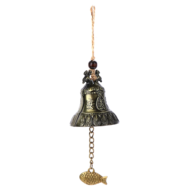 

Peacock Statue Pattern Bell Blessing Feng Shui Wind Chime For Good Luck Fortune Home Car Hanging Decor Gift Crafts