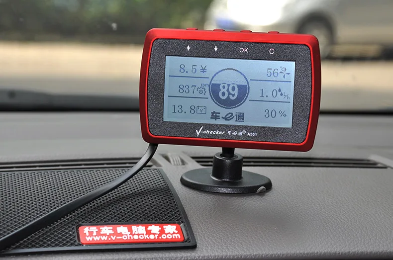 V checker A501 бортовой компьютер OBD II сканер считыватель кодов ошибок двигателя