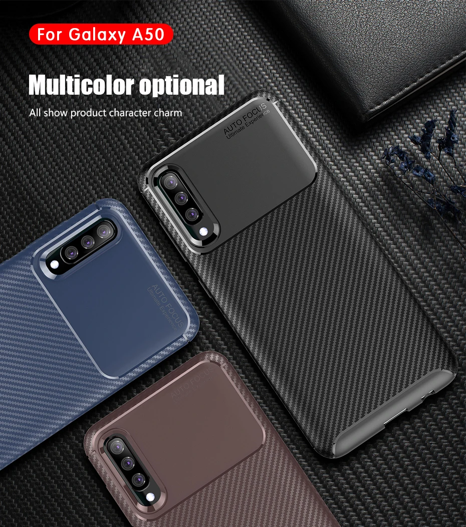 Для samsung Galaxy A10 A20 A30 A40 A50 A60 A70 M10 M20 M30 S10E плюс Чехол чехол Роскошный противоударный углерода Крышка для телефона из мягкого ТПУ и силикона Cove
