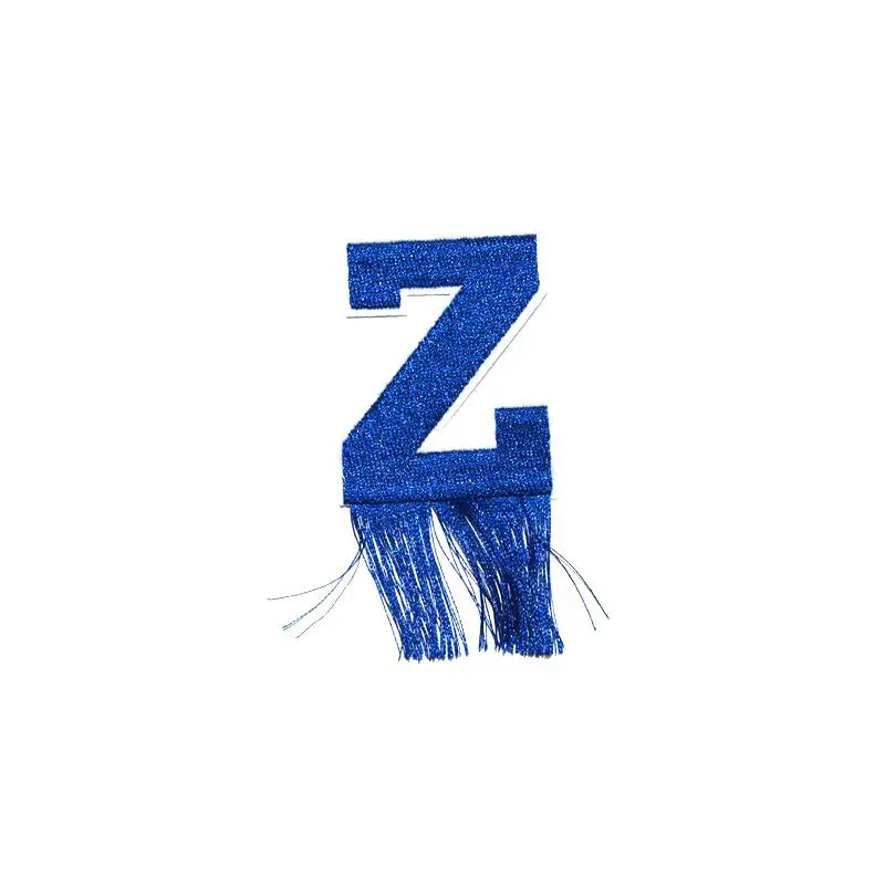 3D вышивка значок цветной A-Z 26 английская буква тканевая нашивка DIY логотип