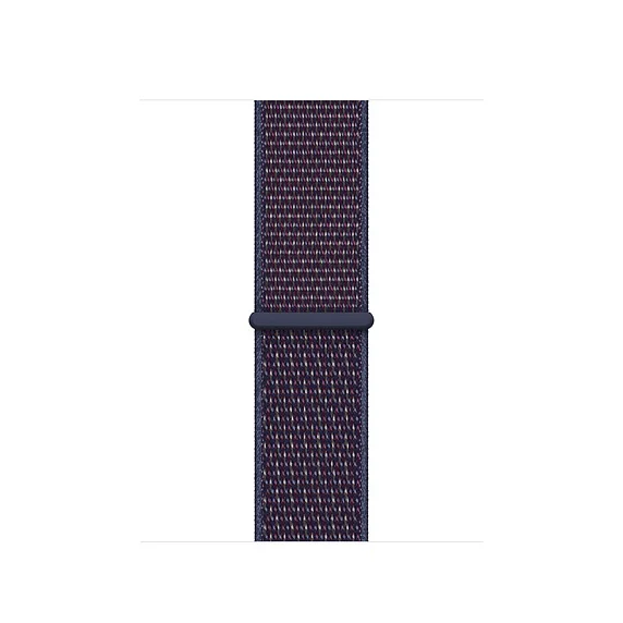 Indigo UEBN нейлоновая Спортивная петля для Apple Watch Series 4 44 мм 40 мм ремешок для часов браслет ремешок для iwatch 4 42 мм 38 мм ремешки для часов - Цвет ремешка: Indigo