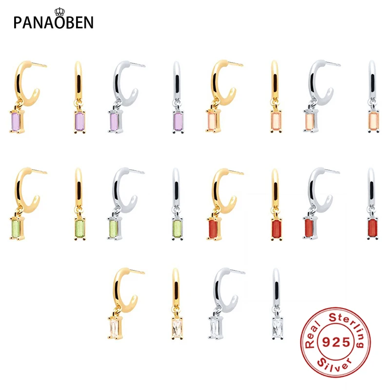 

Женские серьги-гвоздики из серебра 925 пробы с фианитами