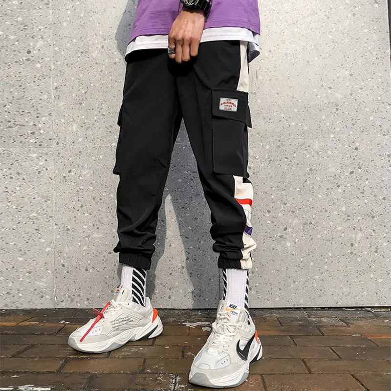 Брюки в стиле милитари мужской Камо Jogger размера плюс 5XL хлопковые брюки много