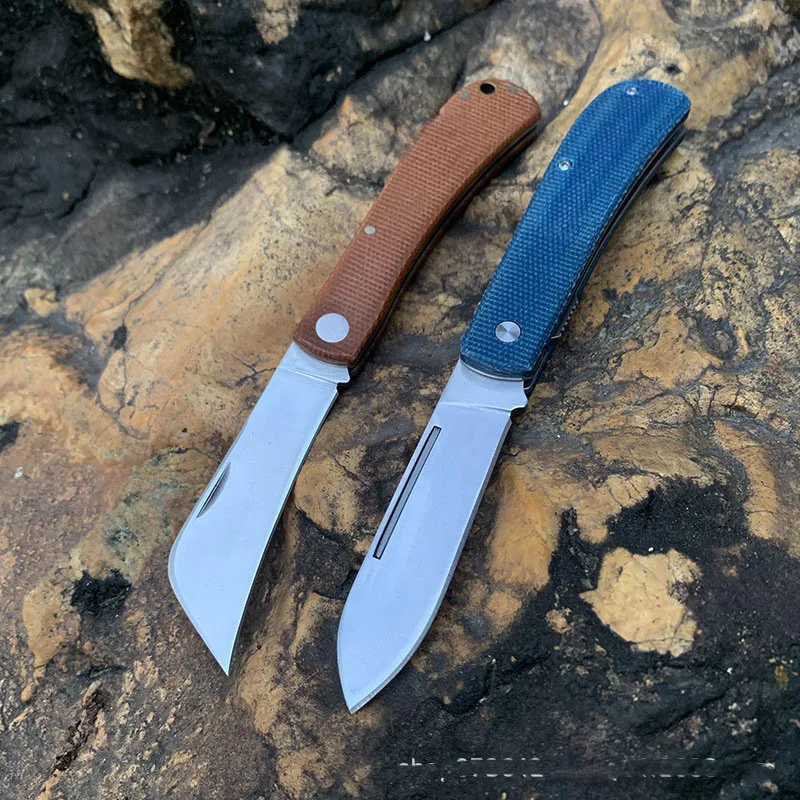 

Новый многофункциональный острый нож для выживания в джунглях, складной нож с лезвием 440c, ручка из льняного волокна, военный тактический ох...