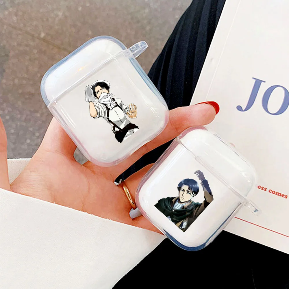 

New Japanese Anime Big Man Clear Transparent Airpod Case for Airpods 1 2 Soft TPU Cover Earphone Coque Fundas