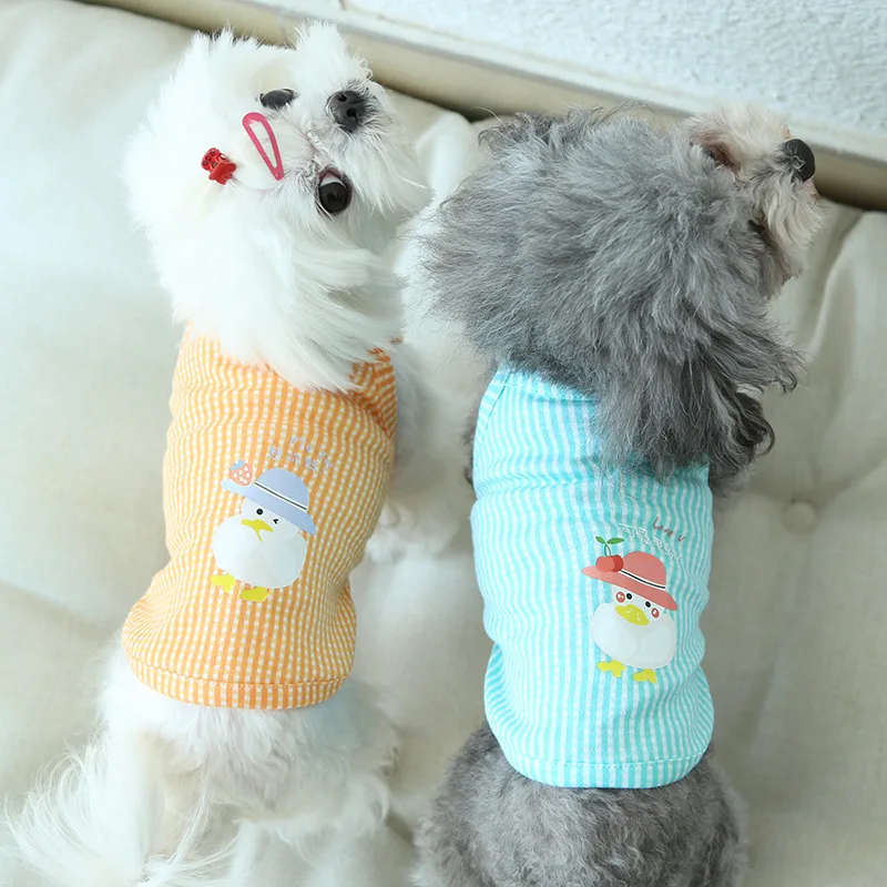 

Spring/Summer Cute Sweet Fresh Dog Pet Clothes Simple Dog Shirts Dog Vest Dog Cooling Vest Ropa Camiseta Para Perros