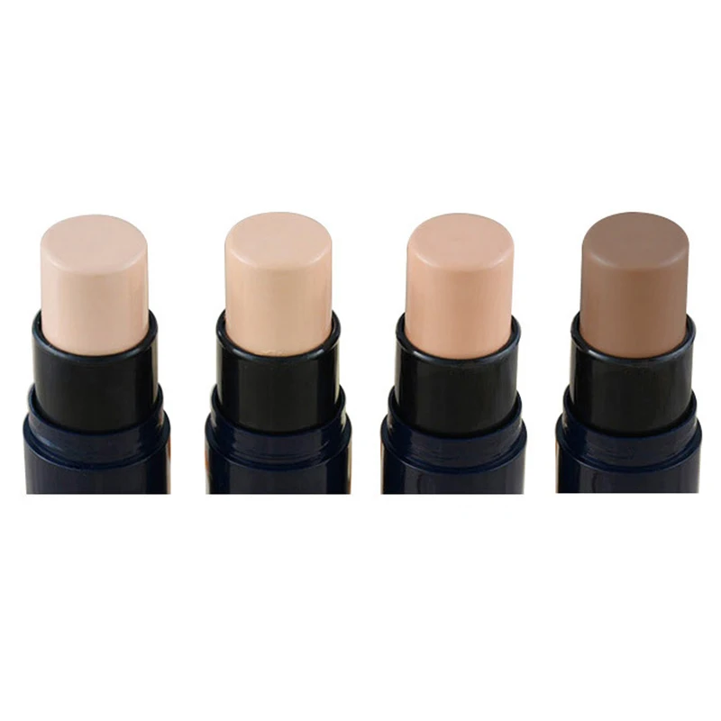 4 цвета консилер для лица Палетка двойная головка основа палочка Основа щетки