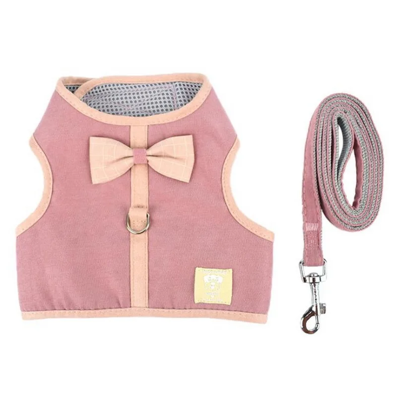

KATEPET Корейская версия сетчатая нагрудная шлейка для домашних животных маленький и средний размер жилет стильная тянущаяся Веревка Кошка Со...