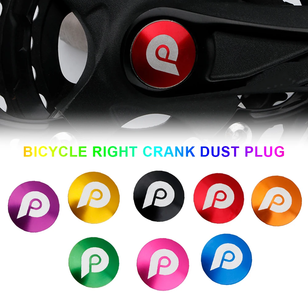 Купи Bicycle Chainwheel Crank Cover Aluminum Alloy Crank Dustproof Plug M610 Mountain/Road Bike Dust Plug за 42 рублей в магазине AliExpress