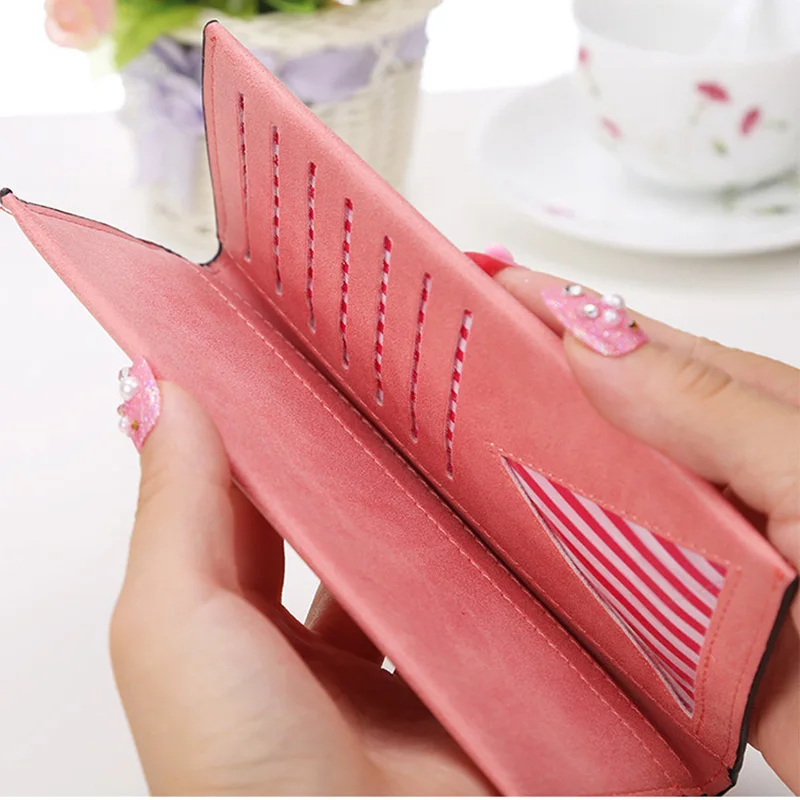 Хит 2017 женский модный кошелек большая вместительность Длинные кошельки из