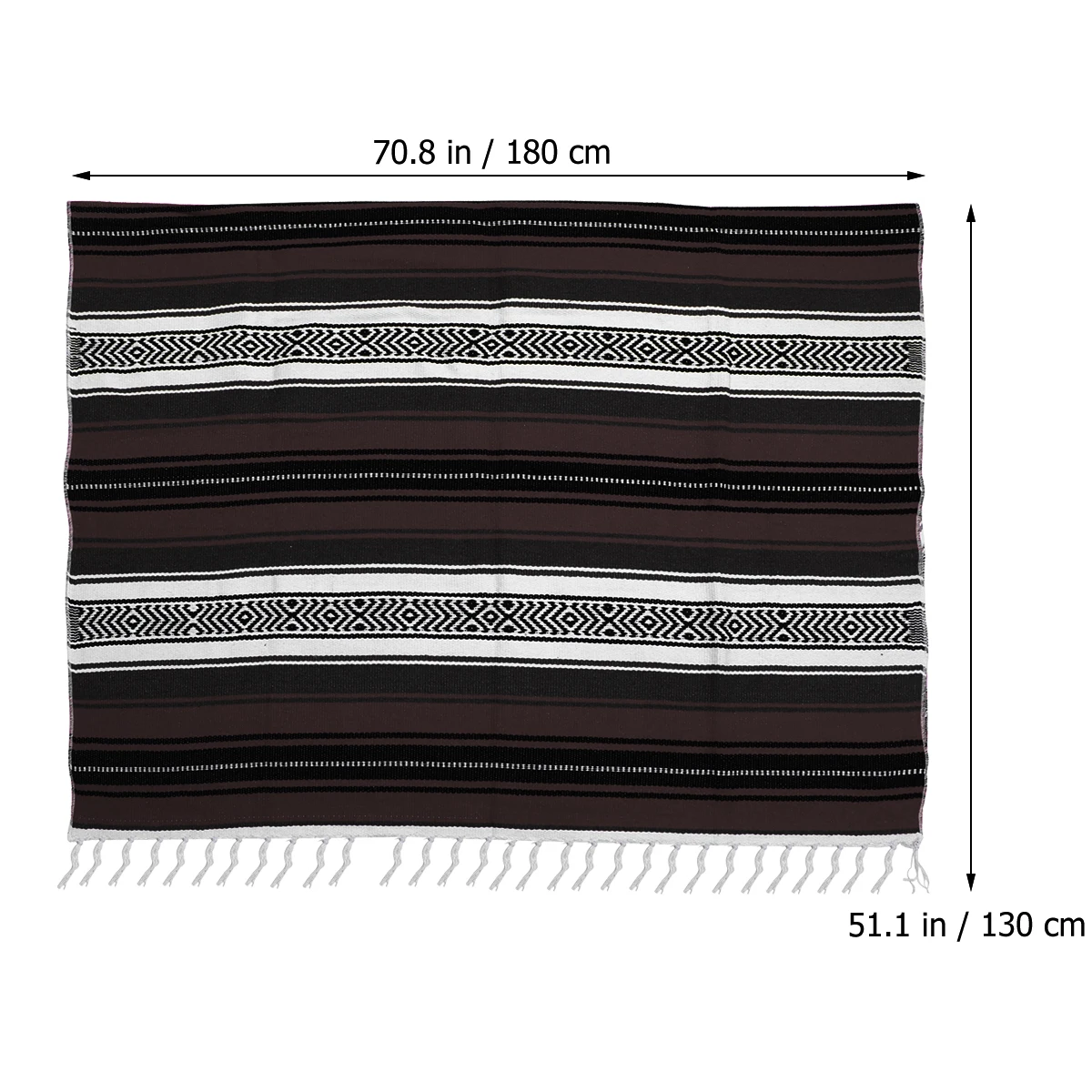 Смешанное мексиканское одеяло коврик для йоги накидка Тканое спальни дивана