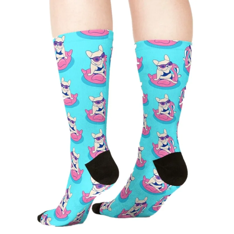 

2021 Women's socks kawaii Funny crazy ice cream Printed Socks Woman harajuku Happy Funny Novelty cute girl gift Socks for women