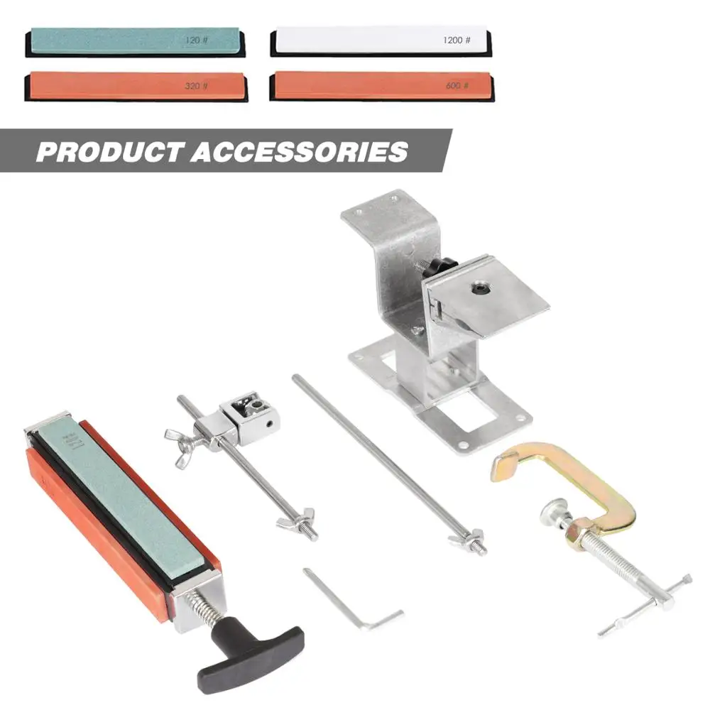 

Full metal fixed angle Fast sharpener Portable Professional Knife Sharpener Kitchen Sharpener Grinder Sharpening Tool Stones