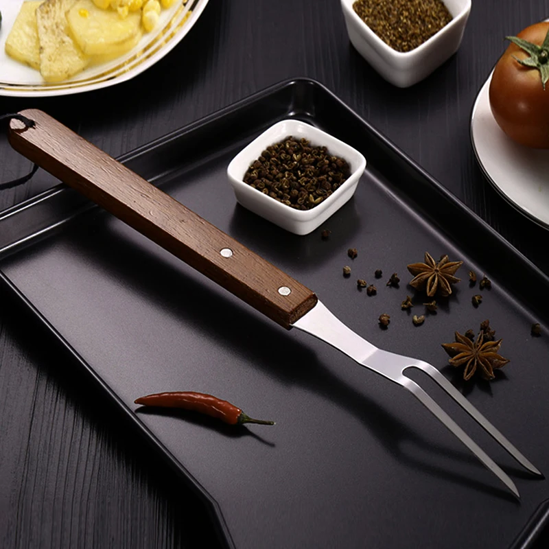 Портативные Инструменты для барбекю высококачественные уличные вилки из