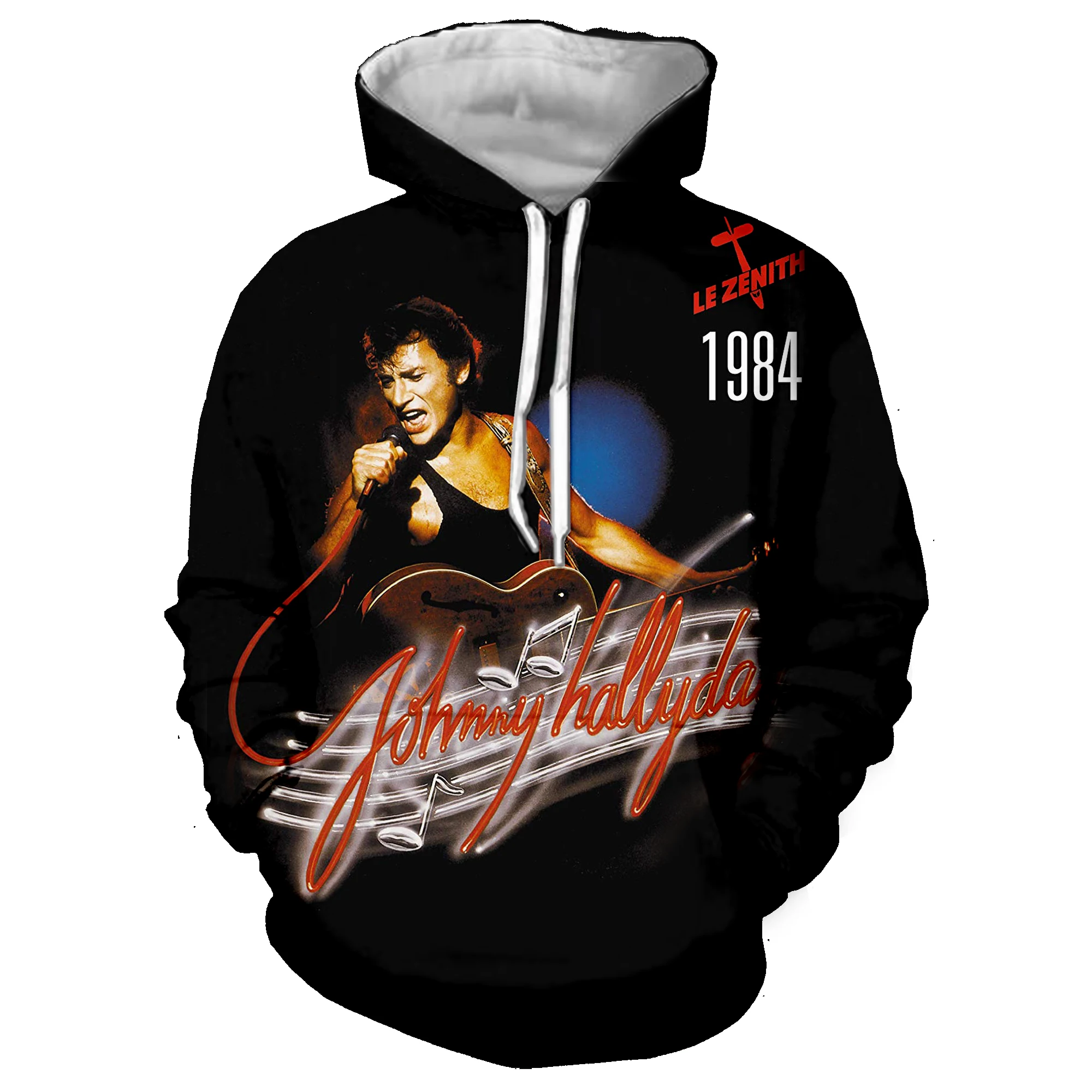 

Hipster Johnny Halliday Sweatshirts Men Hoodies 3D Print Rock Hoodie Hip Hop Male Casual Funny Tracksuits Clothes Harajuku Tops