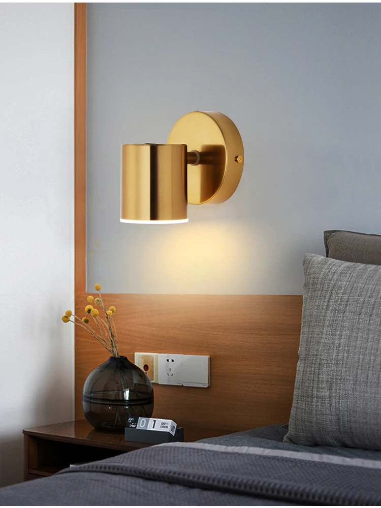 Современная светодиодный ная настенная лампа комнатный алюминиевый светильник