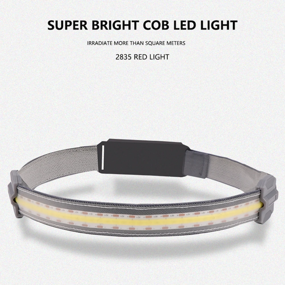 

Portable COB LED Headlamp Camping Headlight Stepless Dimming USB Rechargeable Waterproof Outdoor Camping Headlight