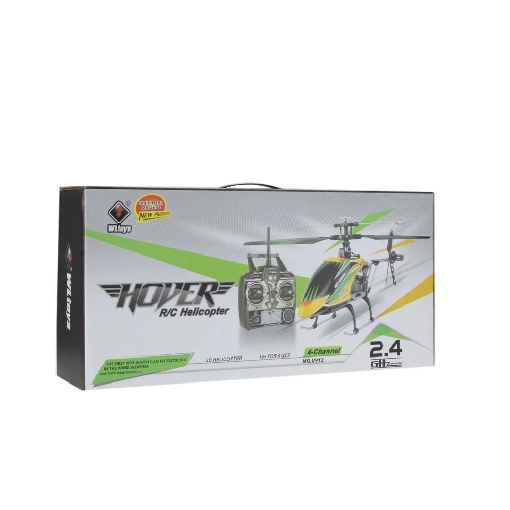 Оригинальный V912 RC вертолет бесщеточная модернизация версия идеальный 4CH одно