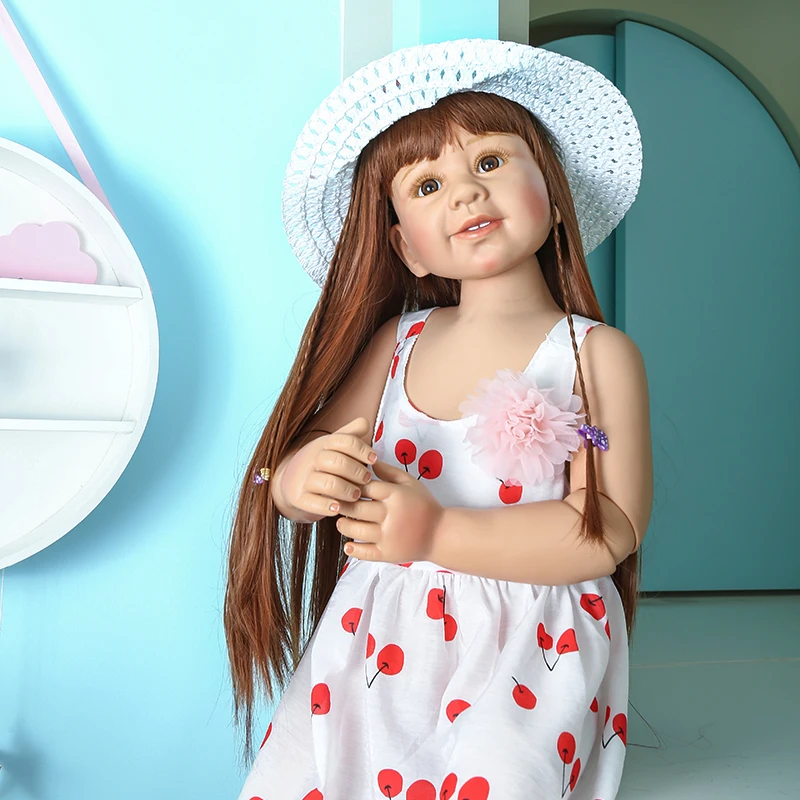 Кукла Reborn Baby Doll 87 см 34 дюйма силикон цельное тело Детская жизнь игрушки для детей |