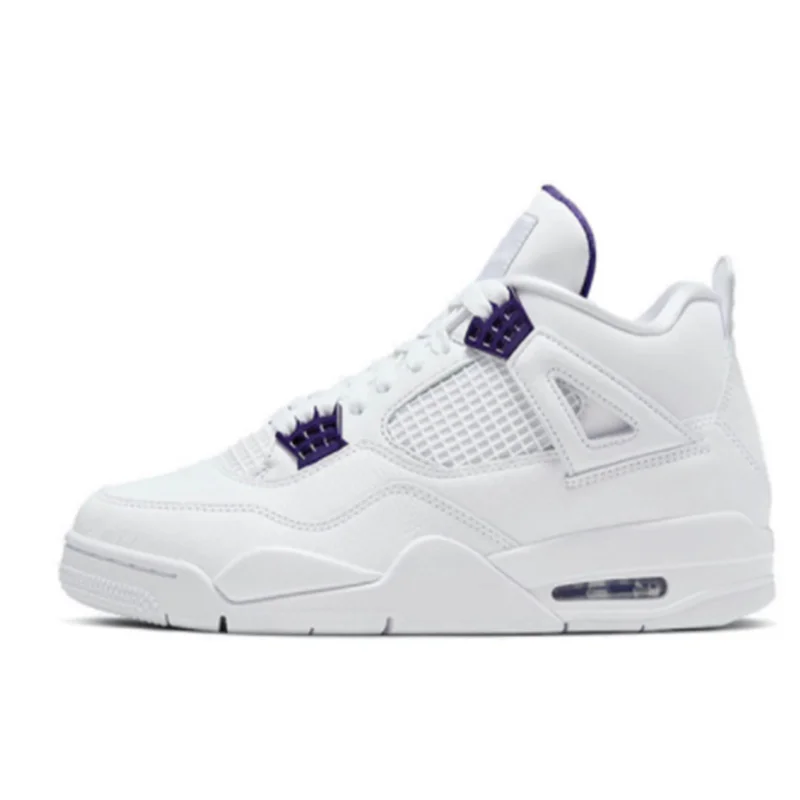 

New 4s Black Cat Basketball Shoes 4 Union What The Withe Cement Men Women Sneakers Bred Sports Trainer