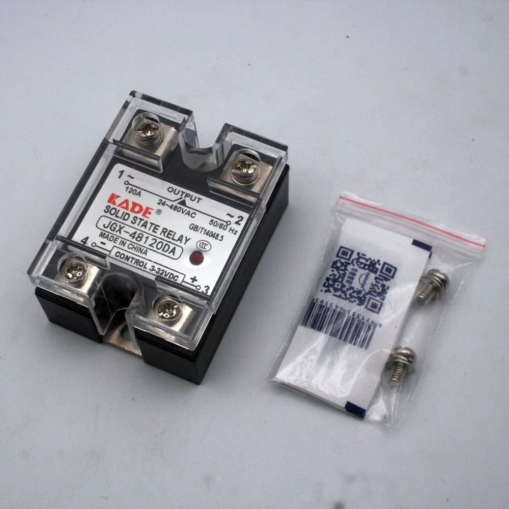 Jgx-120DA / 150DA DC controlled AC SSR single phase solid state relay with plastic dust cover | Обустройство дома
