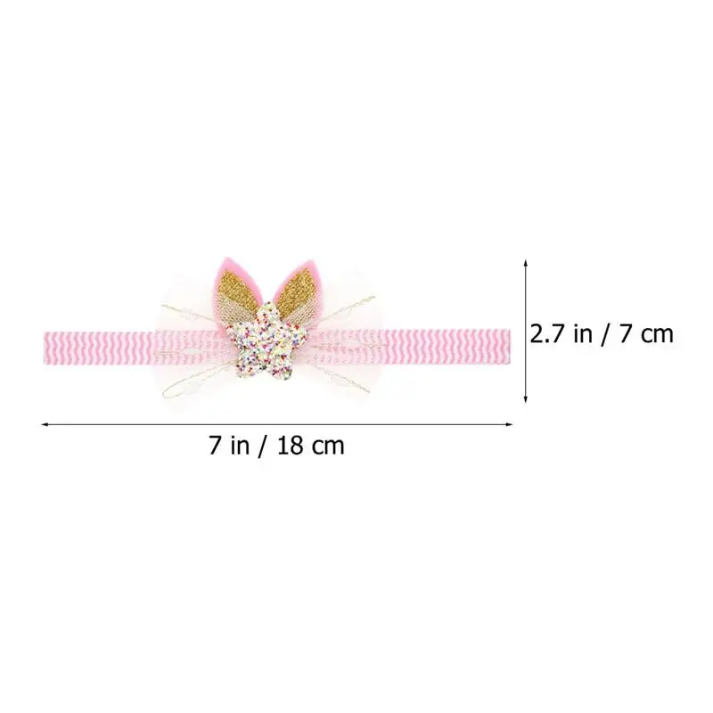 

3Pcs Adorable Baby Headbands Lovely Hair Band Easter Bunny Ear Infant Headdress