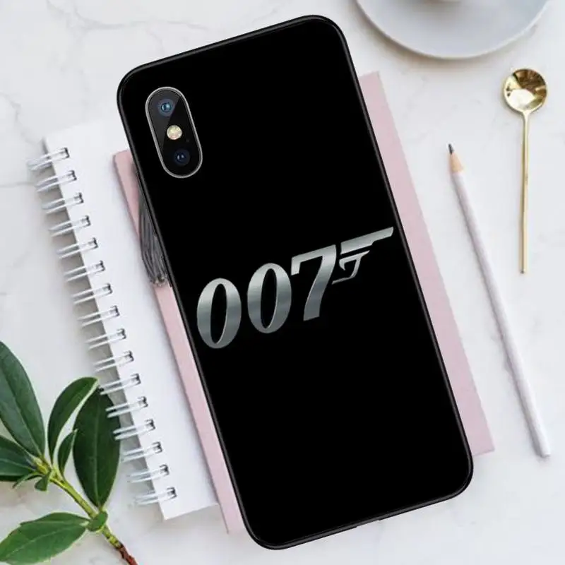 

James bond 007 movie Phone Case for iPhone 11 12 pro XS MAX 8 7 6 6S Plus X 5S SE 2020 XR Luxury brand shell funda coque