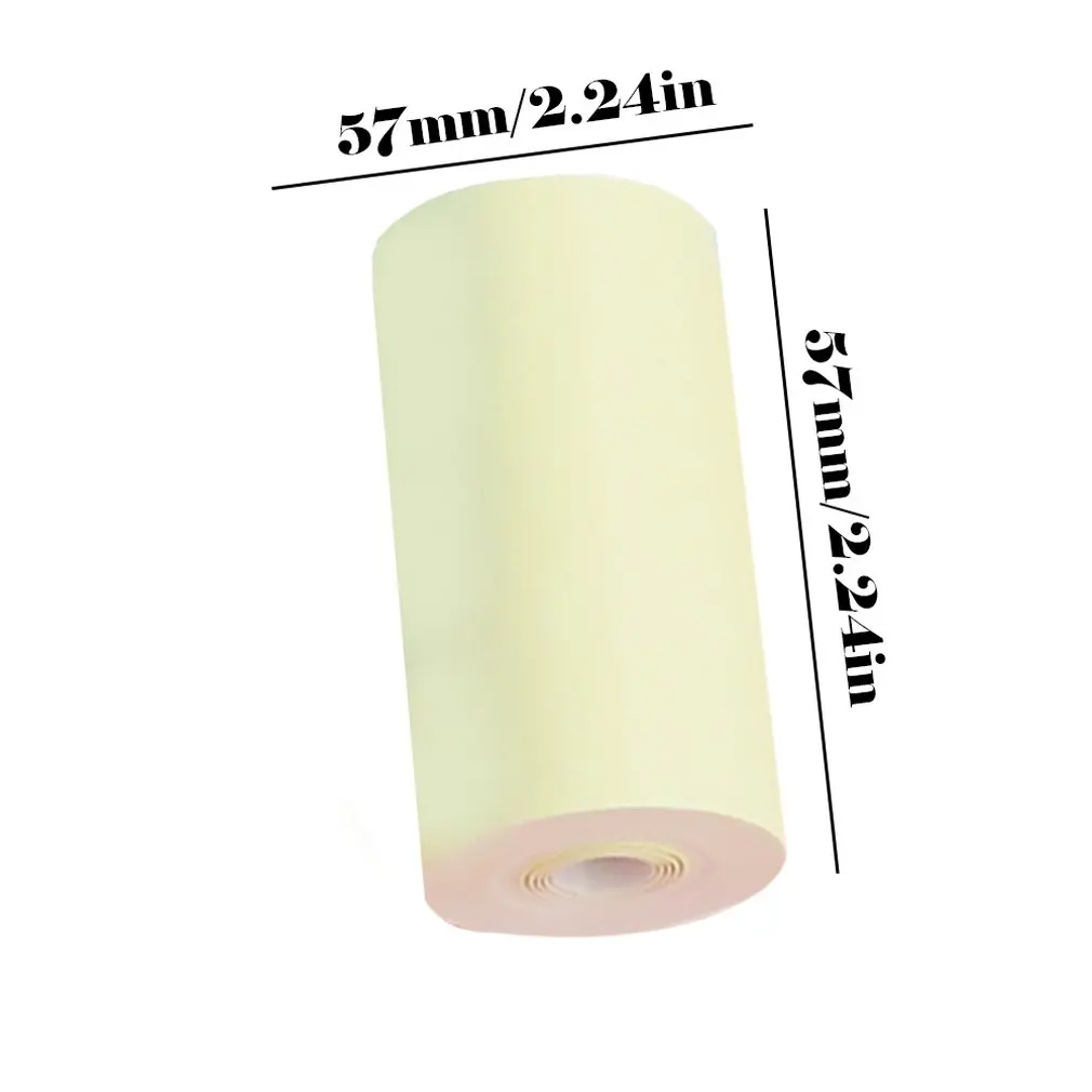 

Colorful Pocket Printer Special Printing Paper 57*30Mm Thermal Printing Paper With Adhesive Printing Paper Sticker Paper