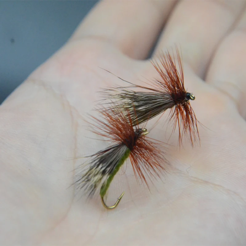 Лидер продаж 4 шт. 12 # богини патрон сухие наживки для мух рыболовная форель