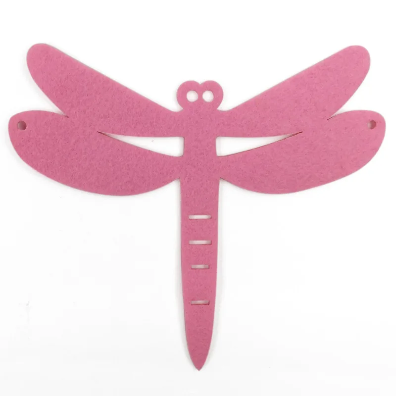 T-N Big 20cm Dragonfly Thicken Non-woven Polyester Wool Felt Pad Fabric School Classroom Kid Handmade Gift Doll DIY Hanging Work | Дом и сад
