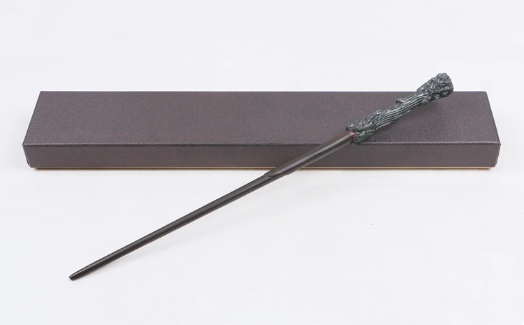 Оригинальная версия металлический сердечник Deluxe COS Colsplay Core Luna Voldemort Гермиона Волшебная волшебная палочка подарочная упаковка - Цвет: Белый