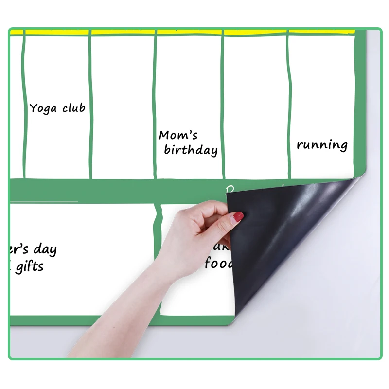 Стираемая доска-органайзер магнитная доска для рисования белая письма таблица