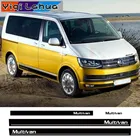 Для-Volkswagen Multivan T4 T5 T6 наклейки на дверь автомобиля, боковые полосы, юбка, Виниловая наклейка, аксессуары для кузова автомобиля, капота, хвоста, декоративные наклейки