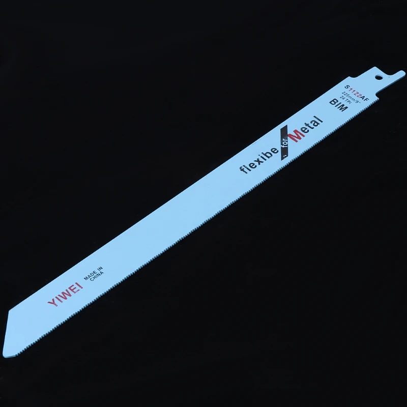 

2021 New 5 Pcs 227mm 9" BIM S1122AF Reciprocating Saw Blade For Cutting Wood And Metal
