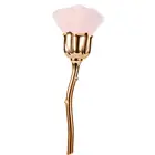 Кисть для удаления пыли и рассыпчатой пудры для дизайна ногтей, с розовыми цветами, мягкий инструмент для маникюра в форме цветка, портативная, горячая распродажа