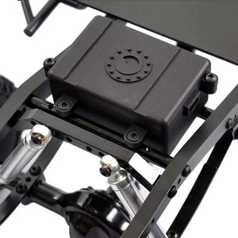 

For Traxxas Trx-4 SCX10 90027 SCX10 II 90046 90047 RC4WD D90 TRX4 RC Radio ESC Plastic Receiver Box RC Crawler Car DIY Refit