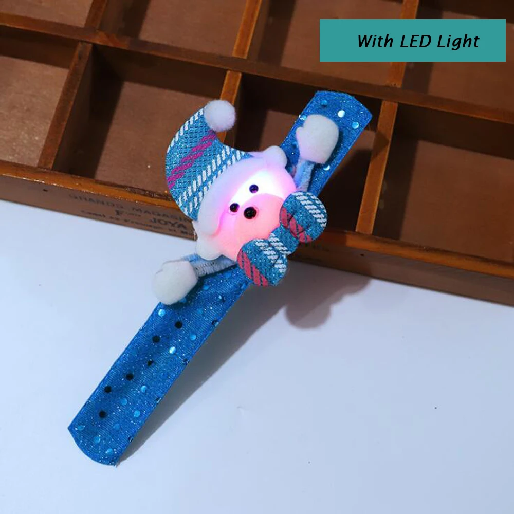 1 шт. рождественские часы-браслет рождественский подарок для детей Санта-Клаус