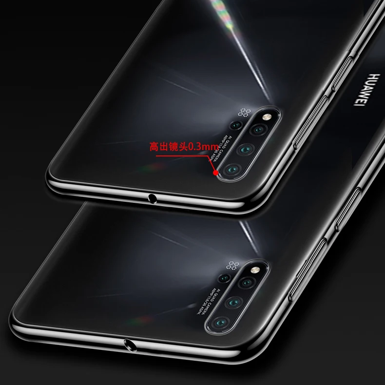 P Smart Z Plus Мягкий силиконовый прозрачный 3D лазерный чехол с покрытием для huawei P30 Pro P20 mate 20 lite Ультратонкий чехол для телефона