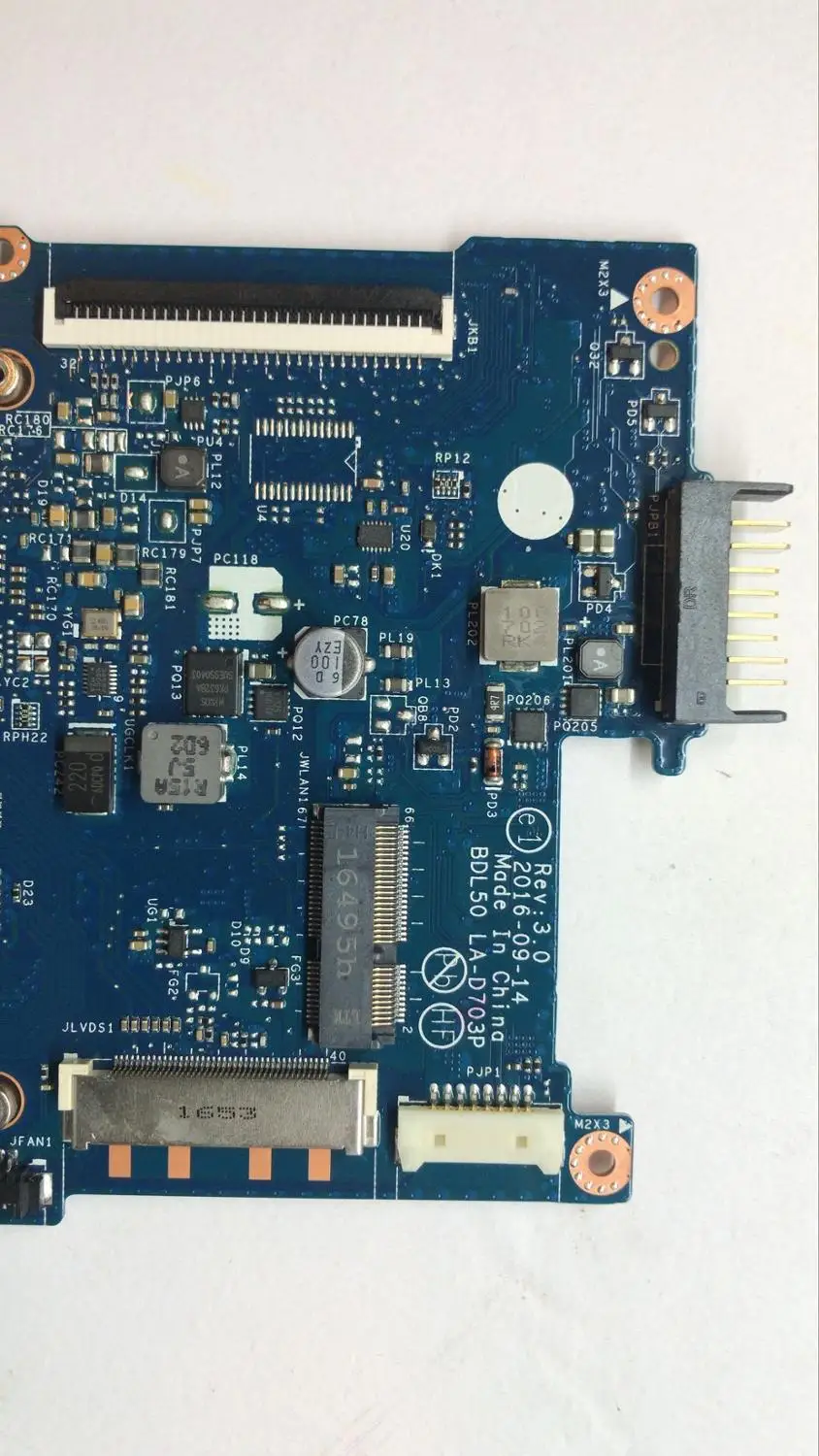 

KEFU854940-601 854940-001 For HP 15-AY 15-AC 15-BD Notebook Motherboard BDL50 LA-D703P CPU I3 5005U DDR3 100% Test